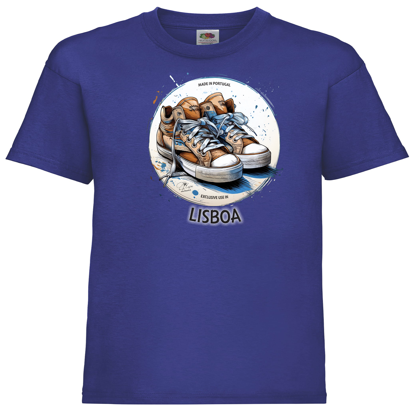 T-shirt Fruit of the Loom Kids Exclusive Lisboa