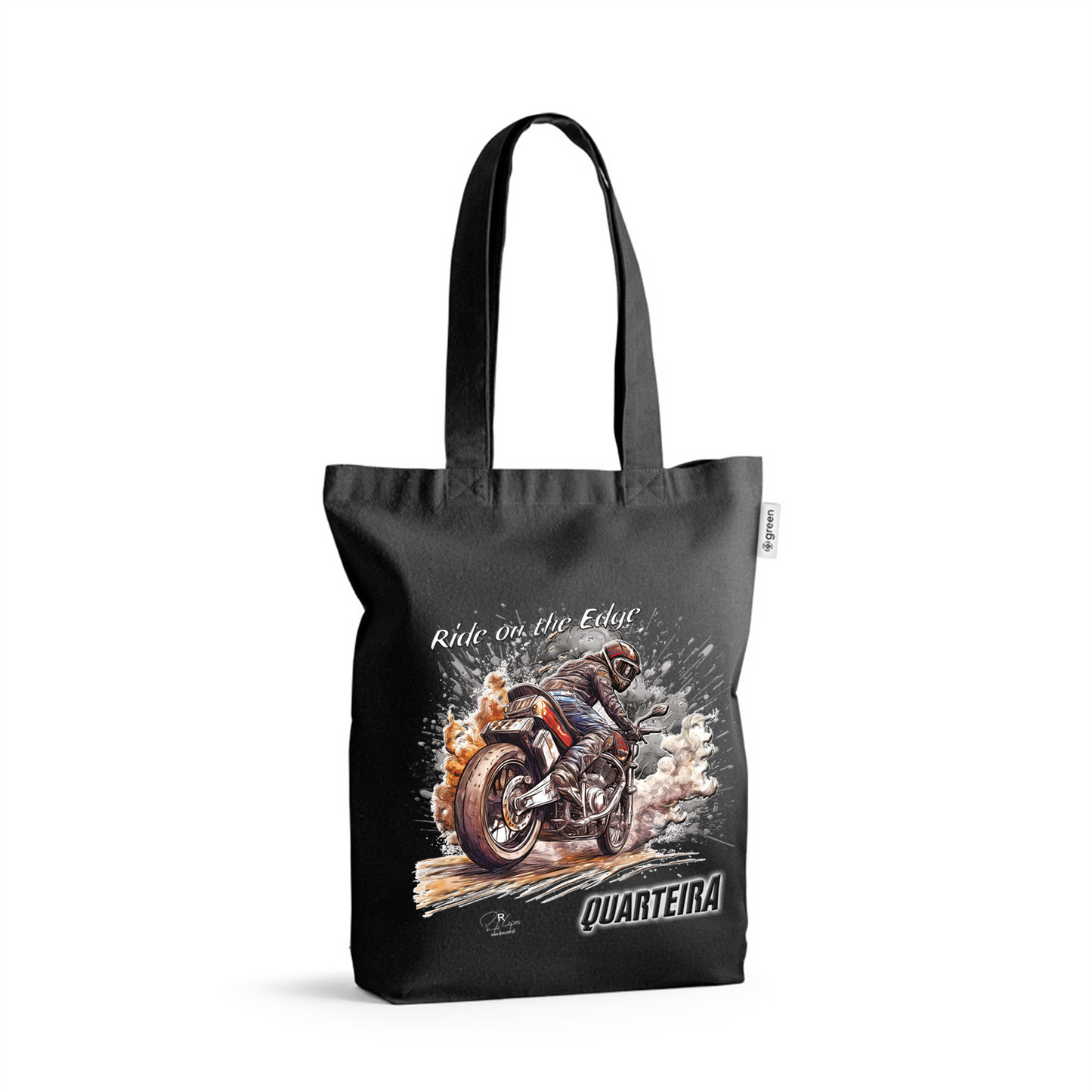 Sacos de Algodão Ecológico 220g Ride on the Edge Quarteira