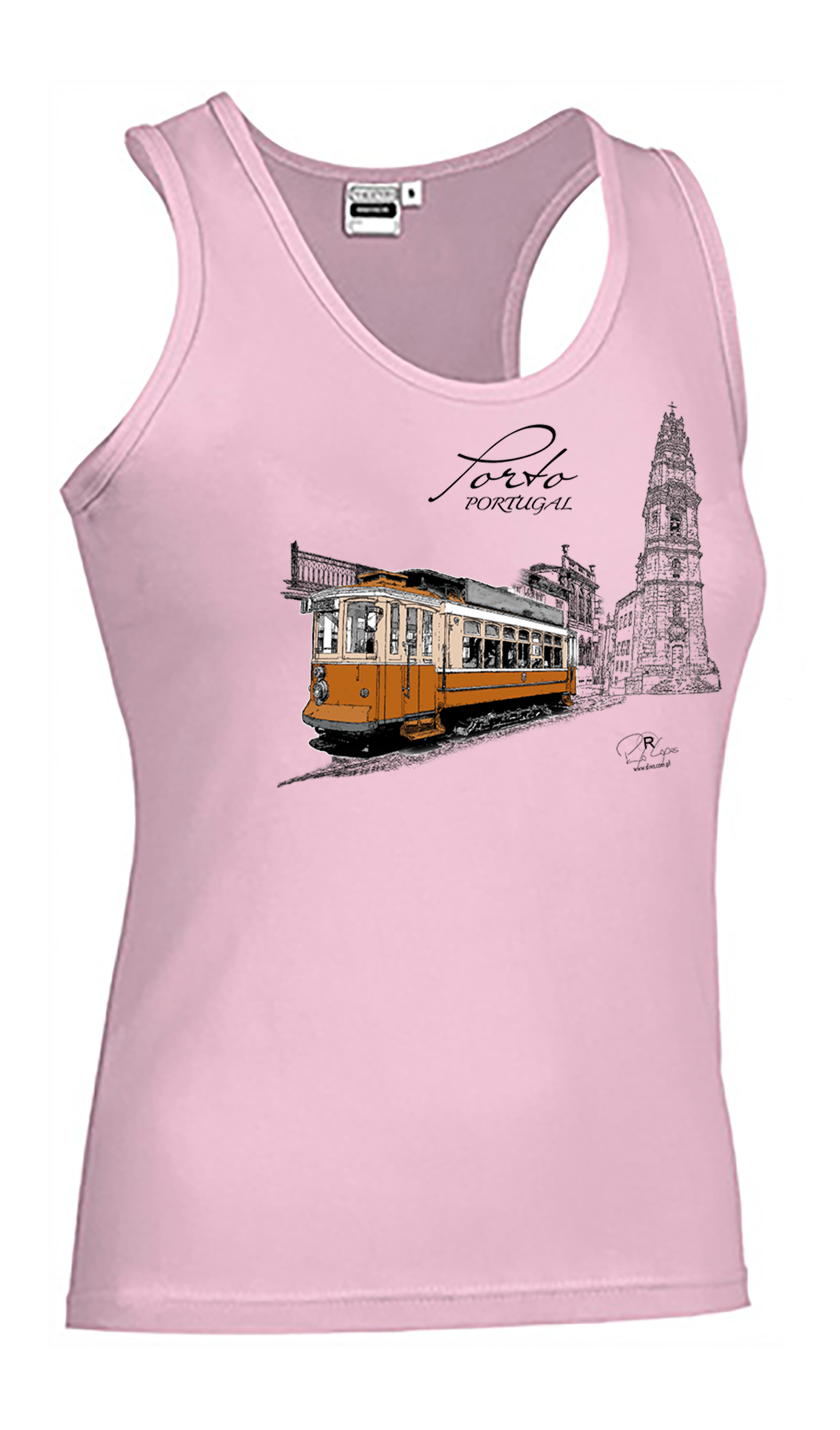 T-shirt Alças Senhora Carreira Clérigos