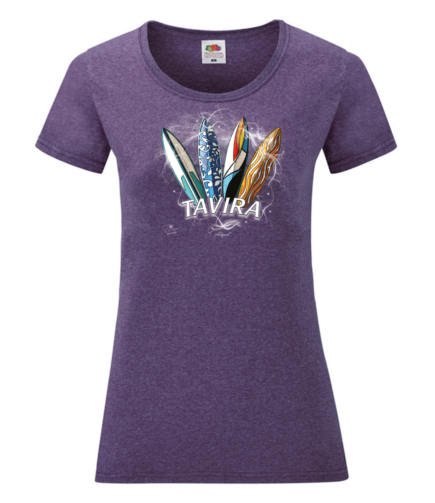 T-shirt Senhora Surfboards Tavira