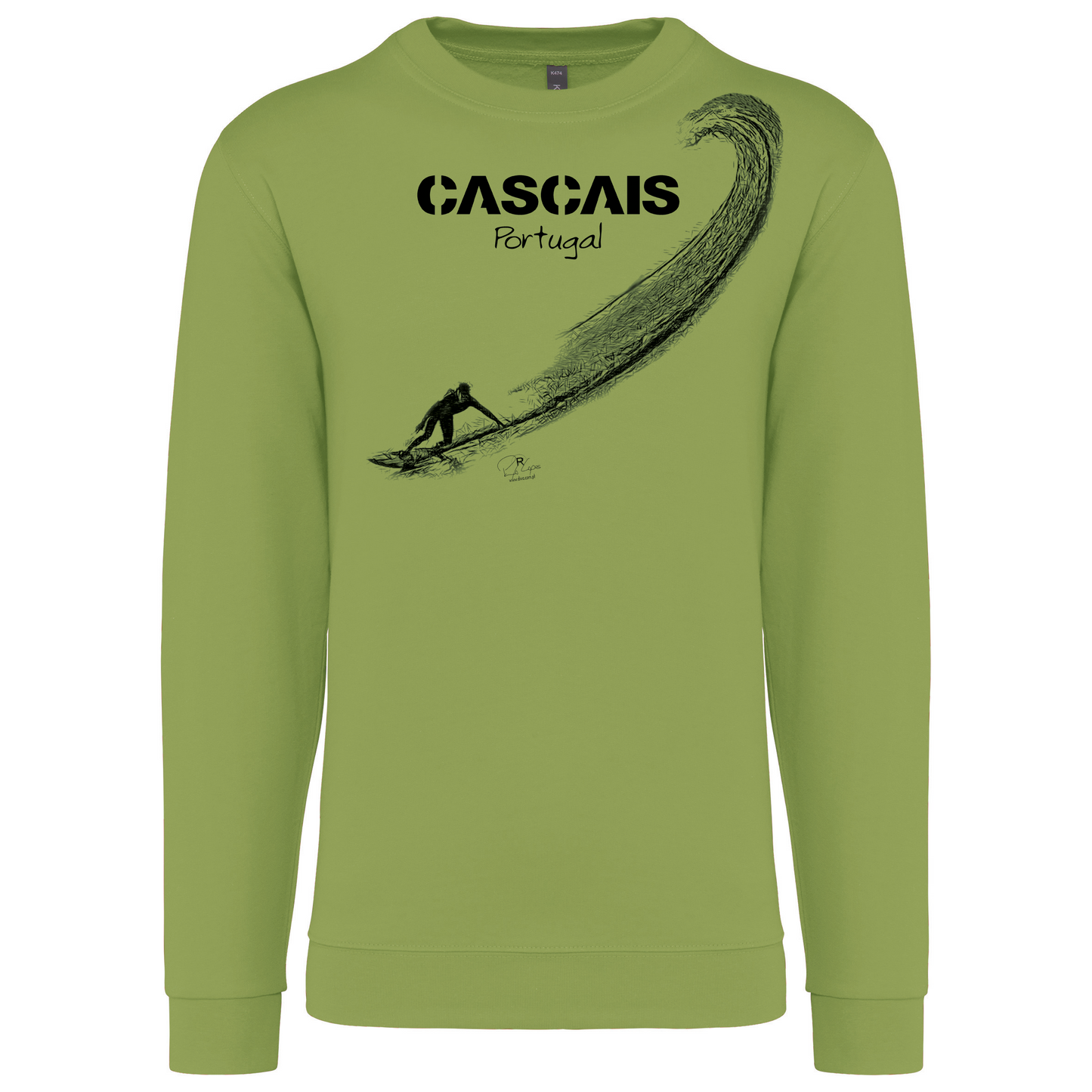 Sweatshirt Kariban sem Capuz Surf Cascais