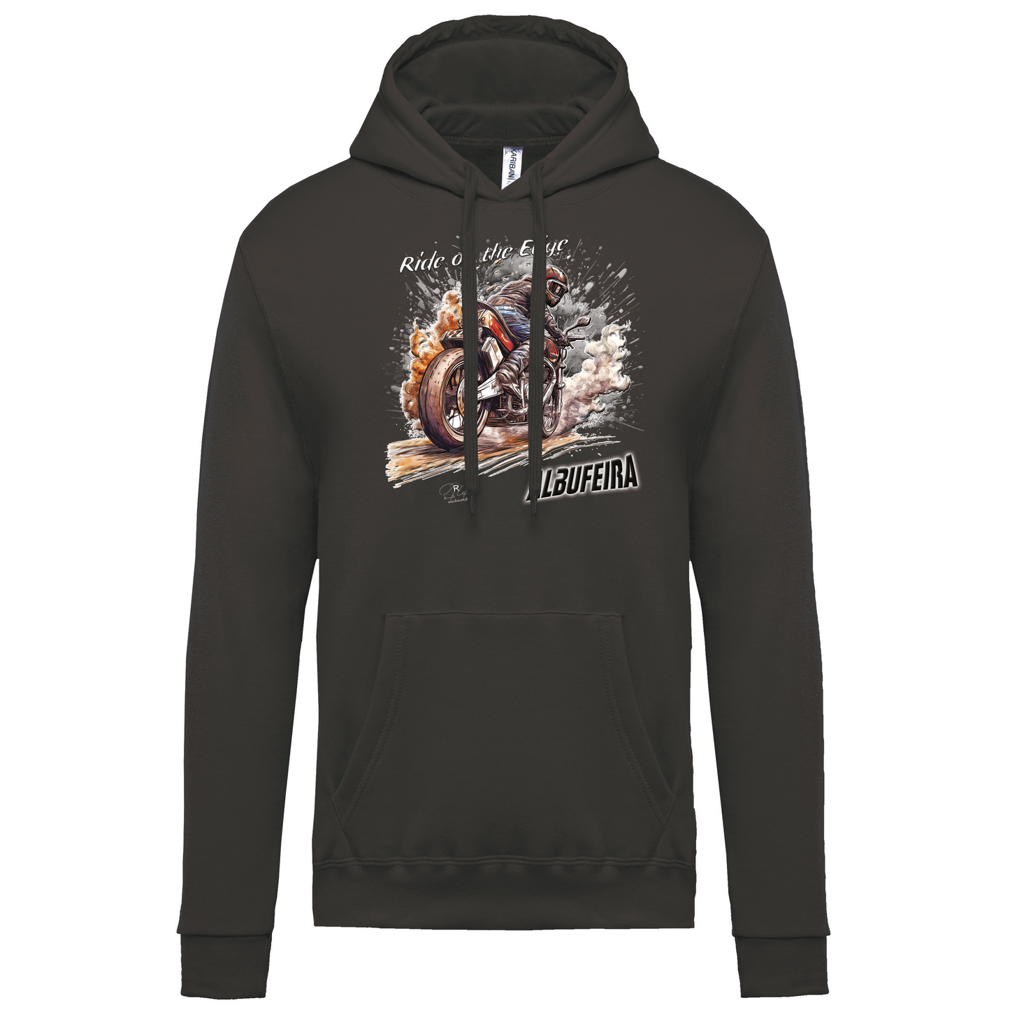 Sweatshirt Kariban com Capuz Ride on the Edge Albufeira