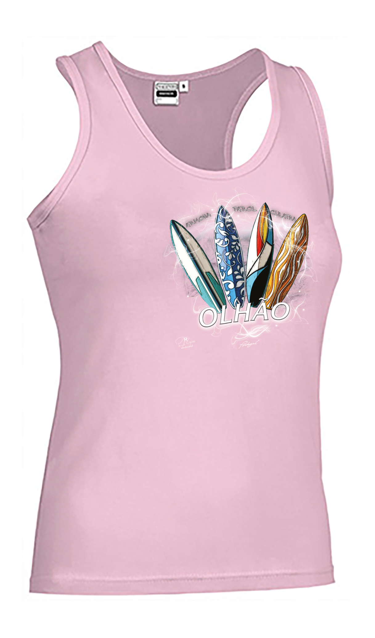 T-shirt Alças Senhora Surfboards Olhão