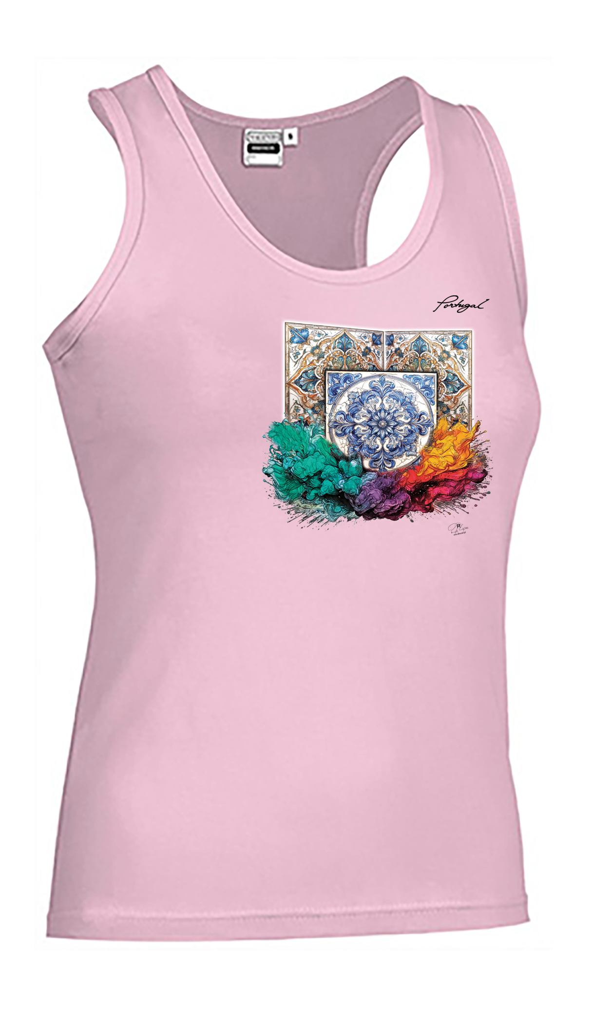 T-shirt Alças Senhora Azulejos