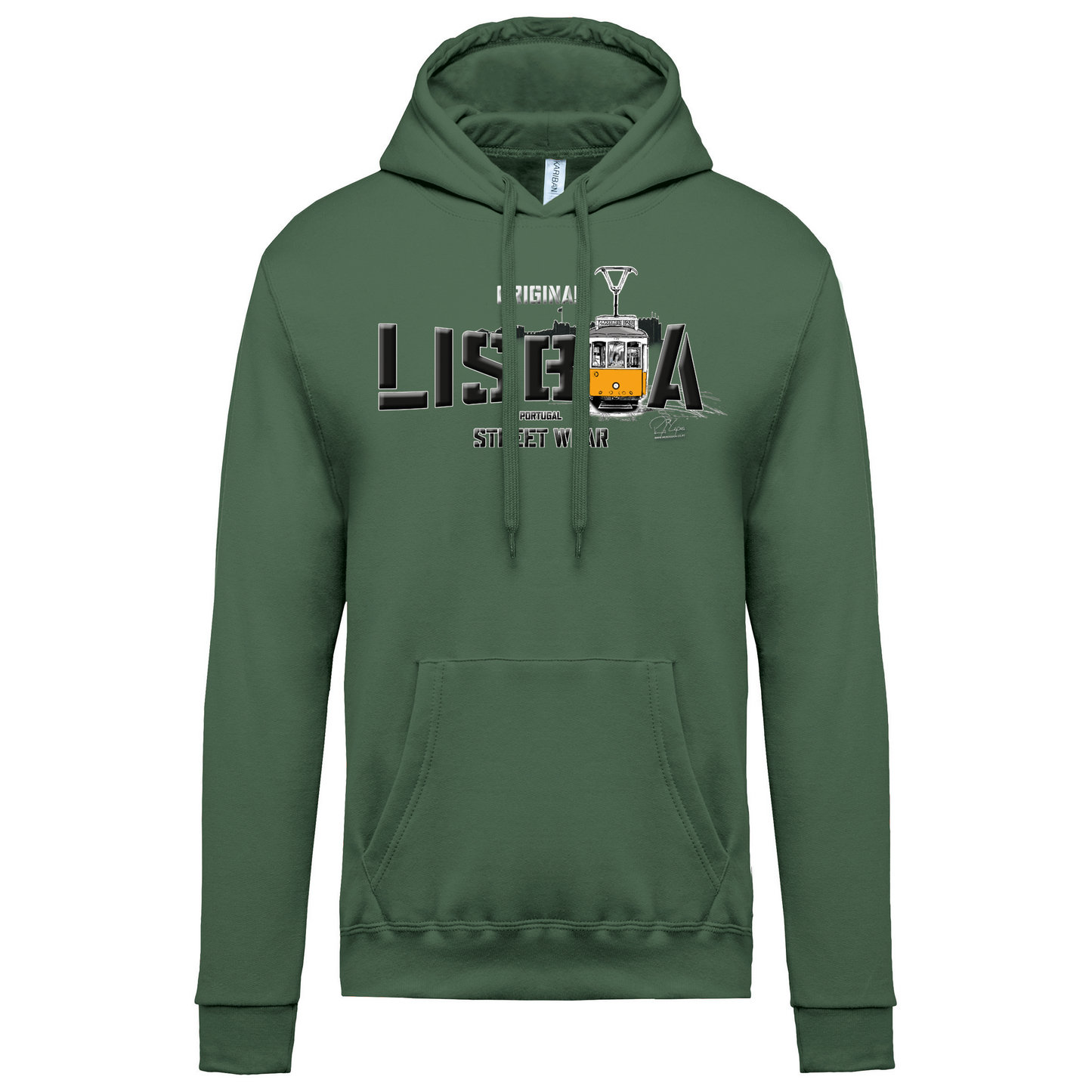 Sweatshirt Kariban com Capuz Original Lisboa