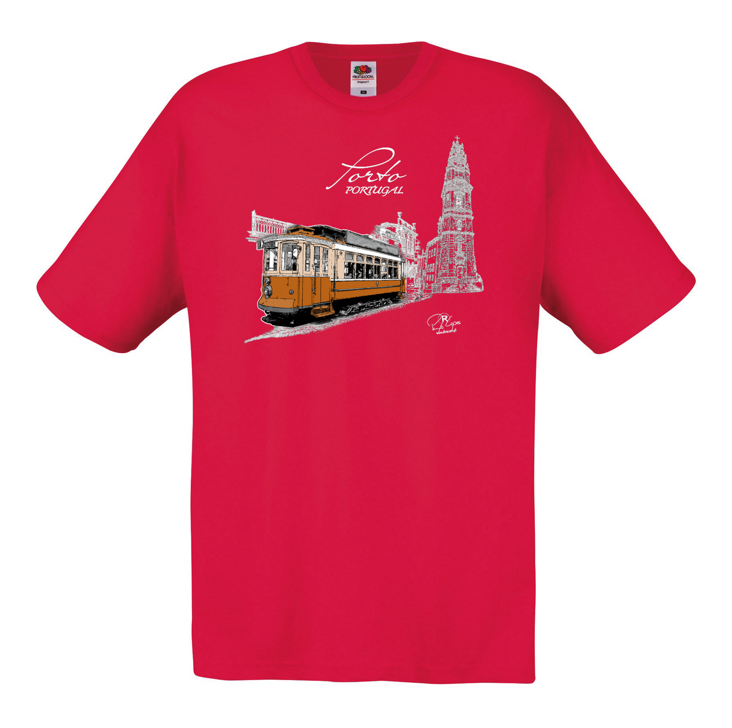 T-shirt Fruit of the Loom, Original 145g, Clérigos