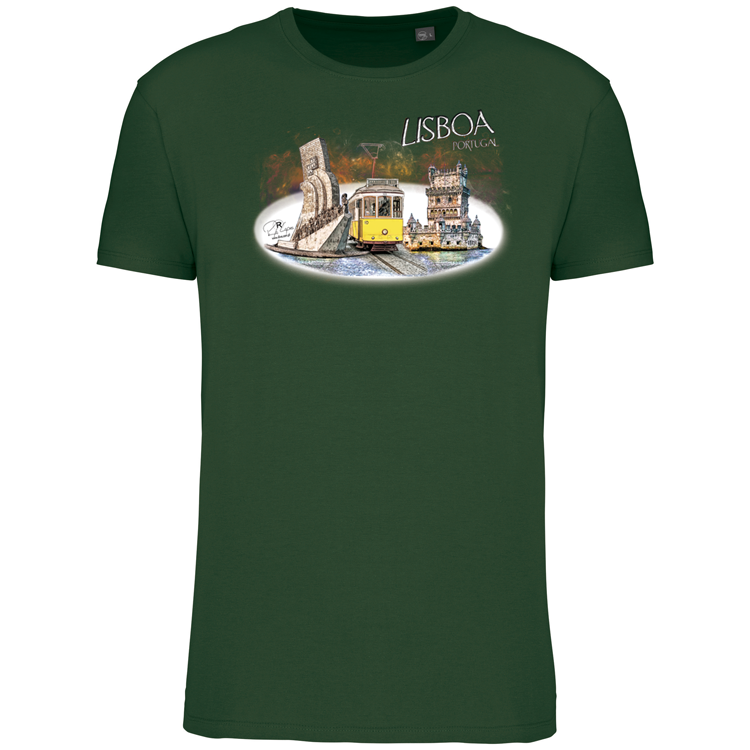 T-Shirt Algodão Biológico Monumentos Belém