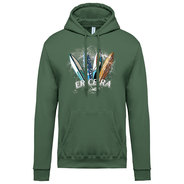 Sweatshirt Kariban com Capuz Surfboards Ericeira
