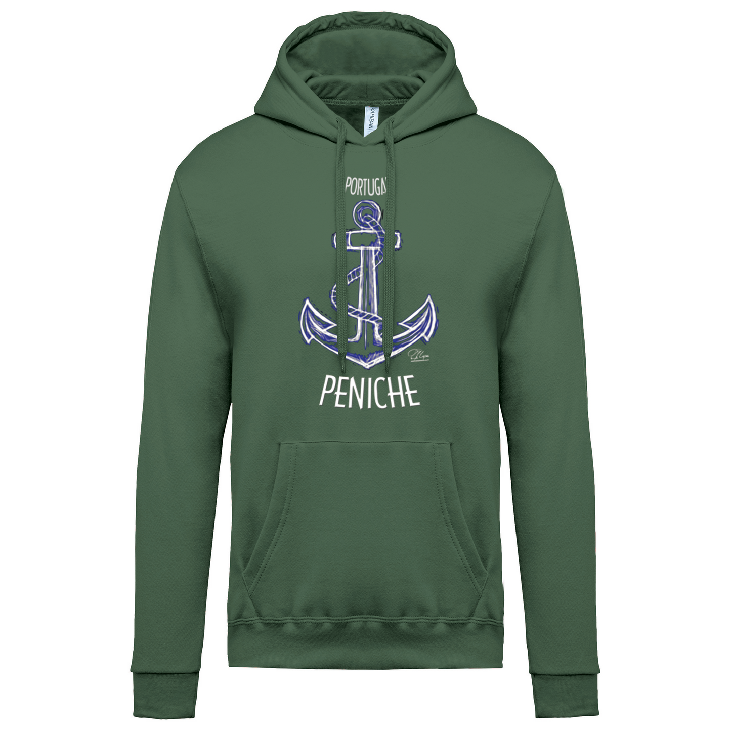 Sweatshirt Kariban com Capuz Âncora Peniche