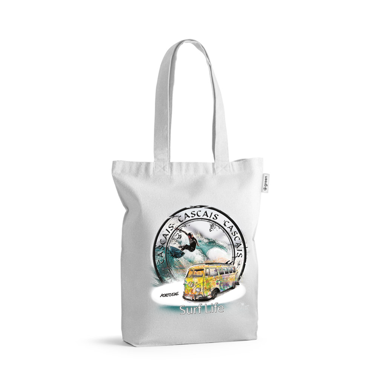 Sacos de Algodão Ecológico 220g Surf Life Cascais