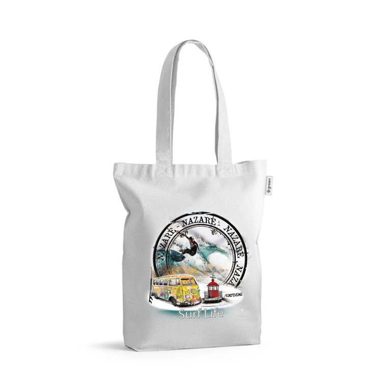 Sacos de Algodão Ecológico 220g Surf Life Nazaré