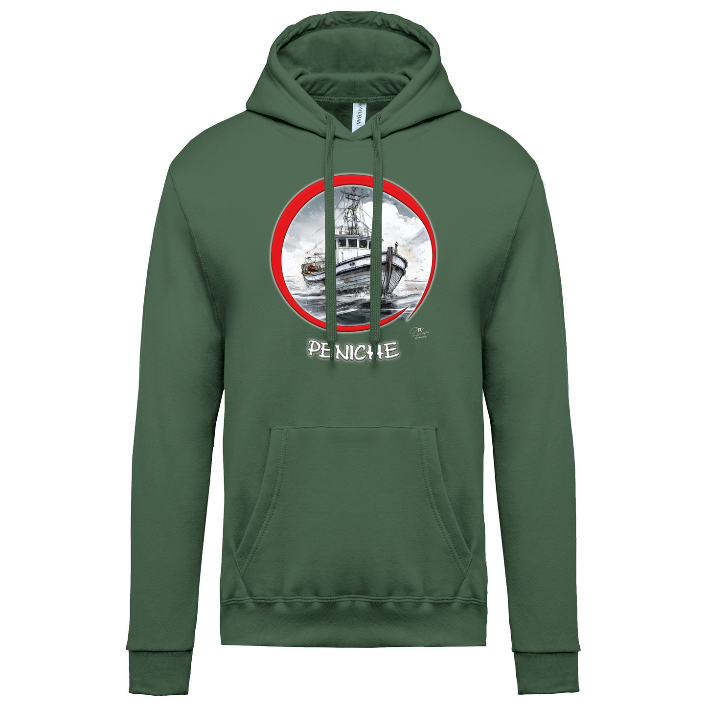Sweatshirt Kariban com Capuz Traineira Peniche