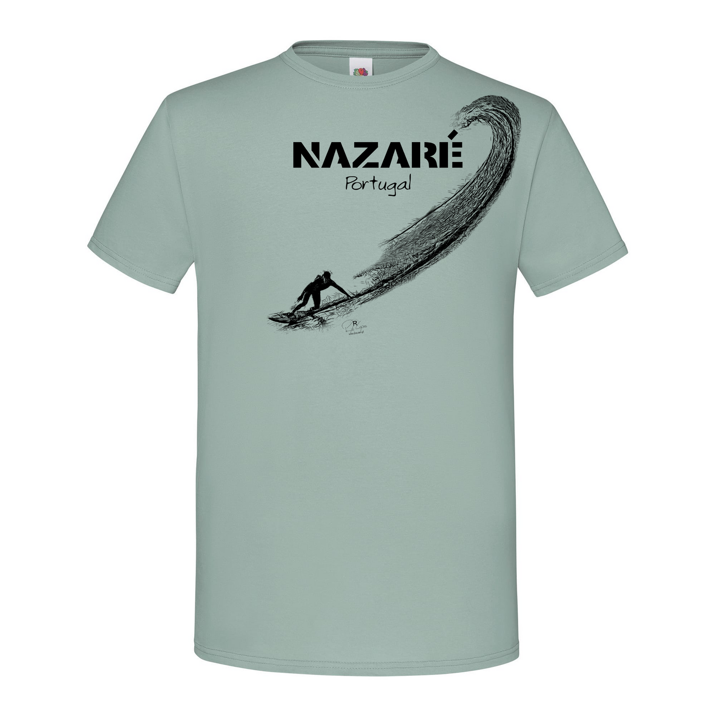 T-shirt Fruit of the Loom, Iconic, 150g, Surf Nazaré