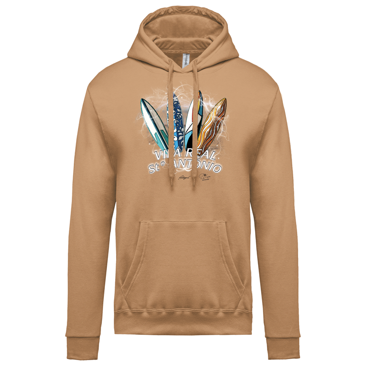 Sweatshirt Kariban com Capuz Surfboards Vila Real Stº António