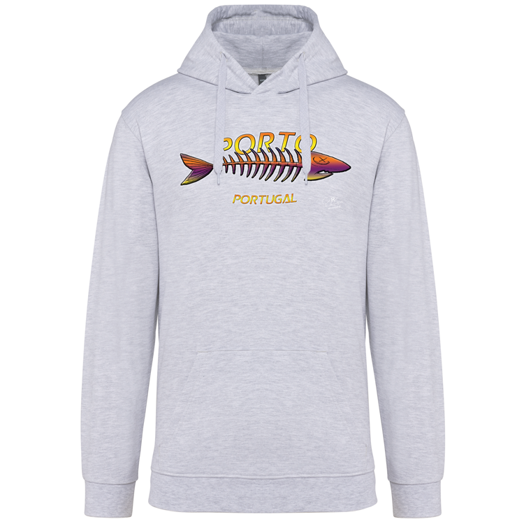 Sweatshirt Kariban com Capuz Espinha Porto