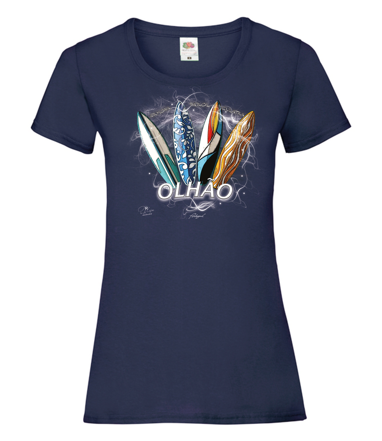 T-shirt Senhora Surfboards Olhão