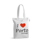 Sacos de Algodão Ecológico 220g I Love Porto