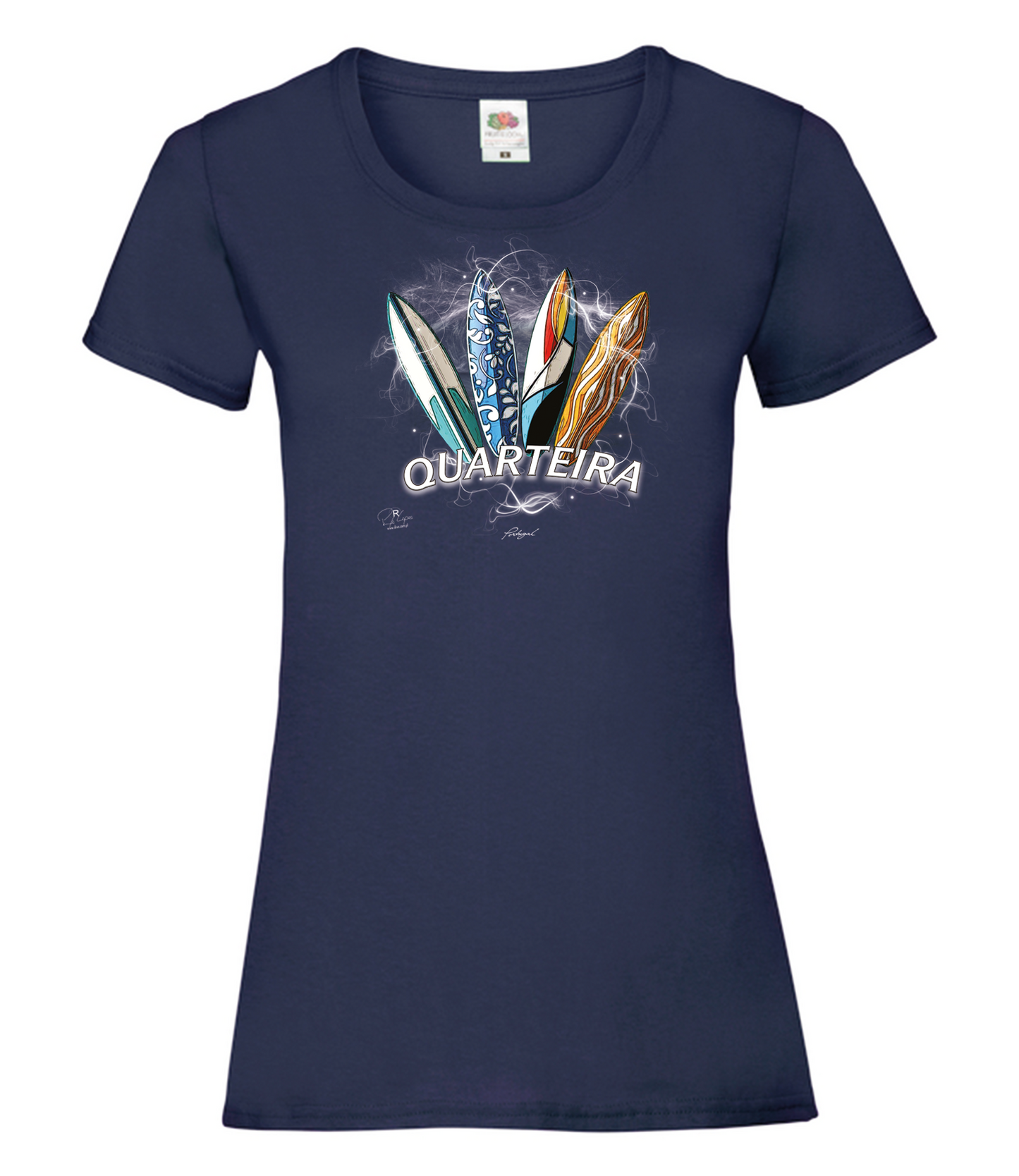 T-shirt Senhora Surfboards Quarteira