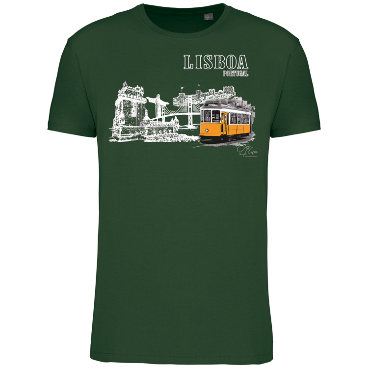 T-Shirt Algodão Biológico Monumentos Lisboa