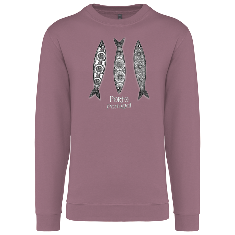 Sweatshirt Kariban sem Capuz 3 Sardinhas Porto