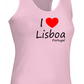 T-shirt Alças Senhora I Love Lisboa