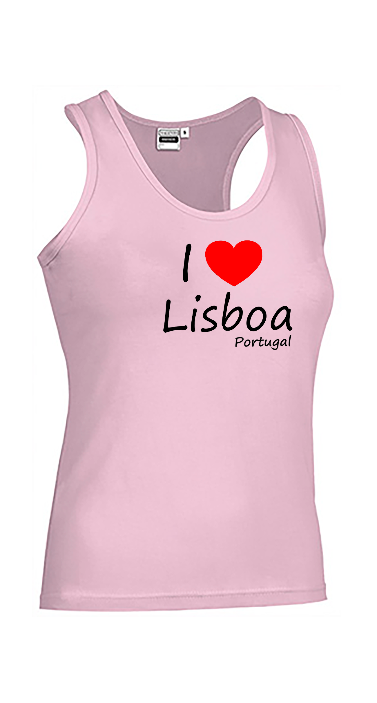 T-shirt Alças Senhora I Love Lisboa