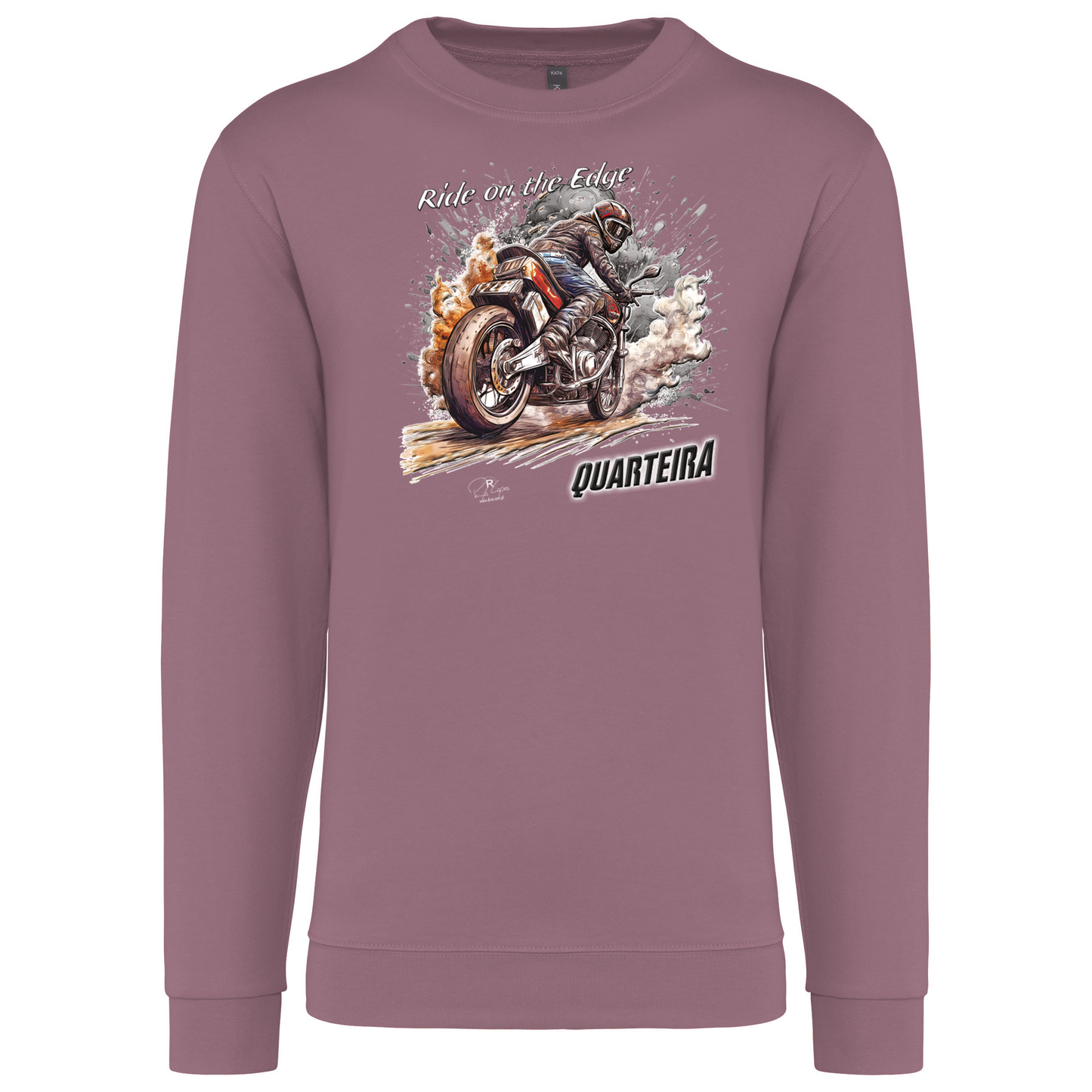 Sweatshirt Kariban sem Capuz Ride on the Edge Quarteira