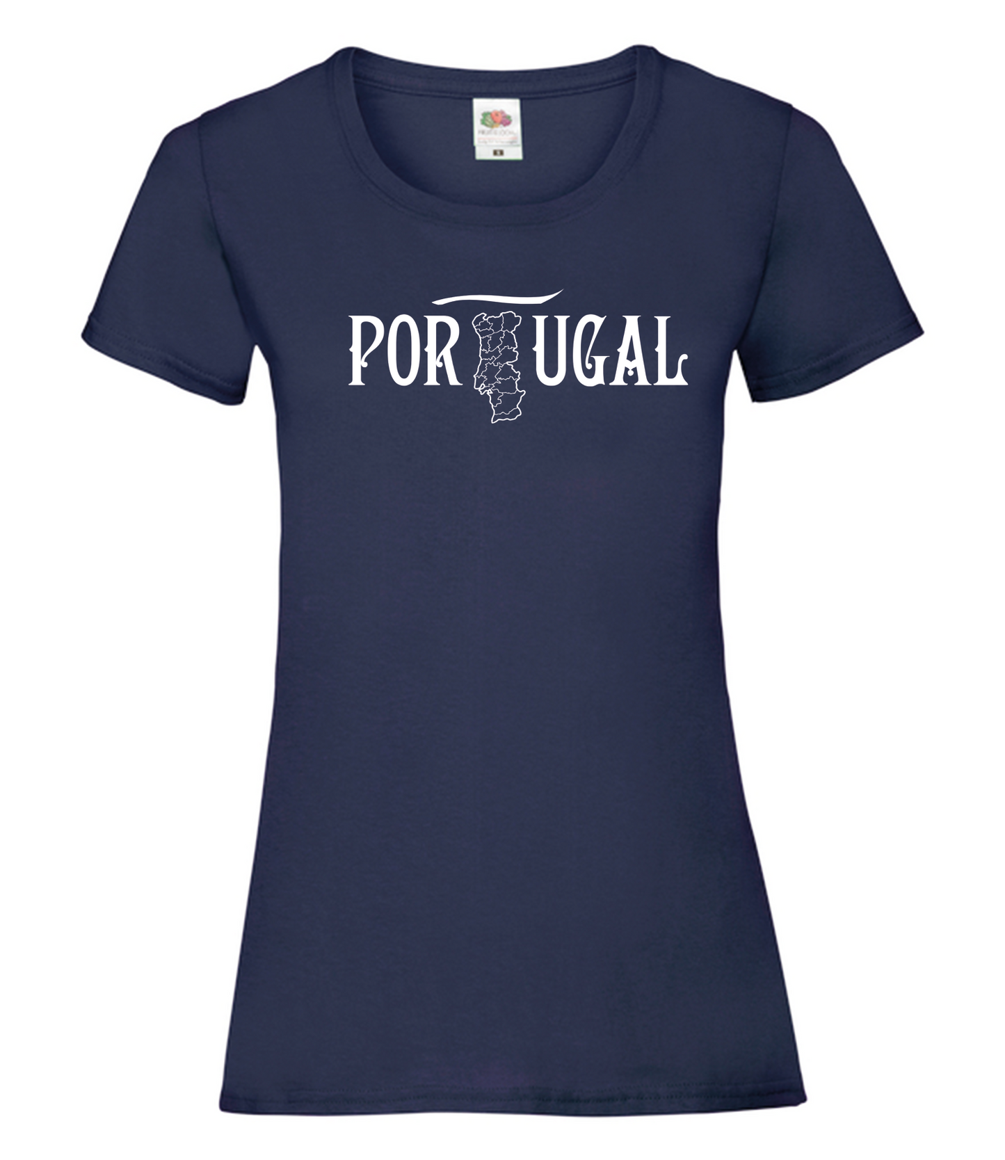 T-shirt Senhora Mapa de Portugal