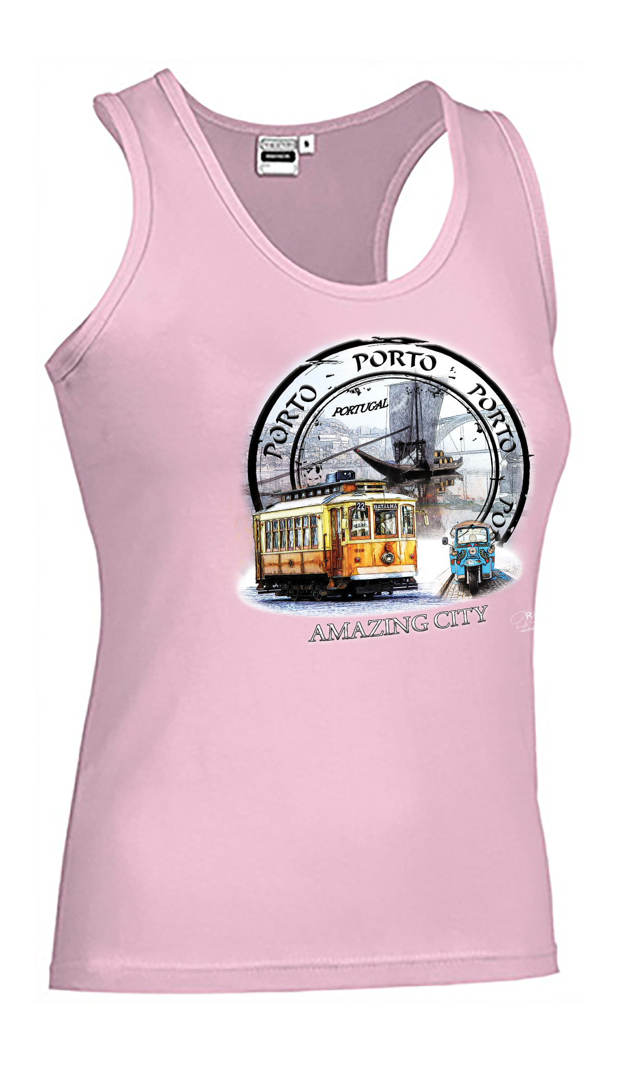 T-shirt Alças Senhora Amazing City Porto
