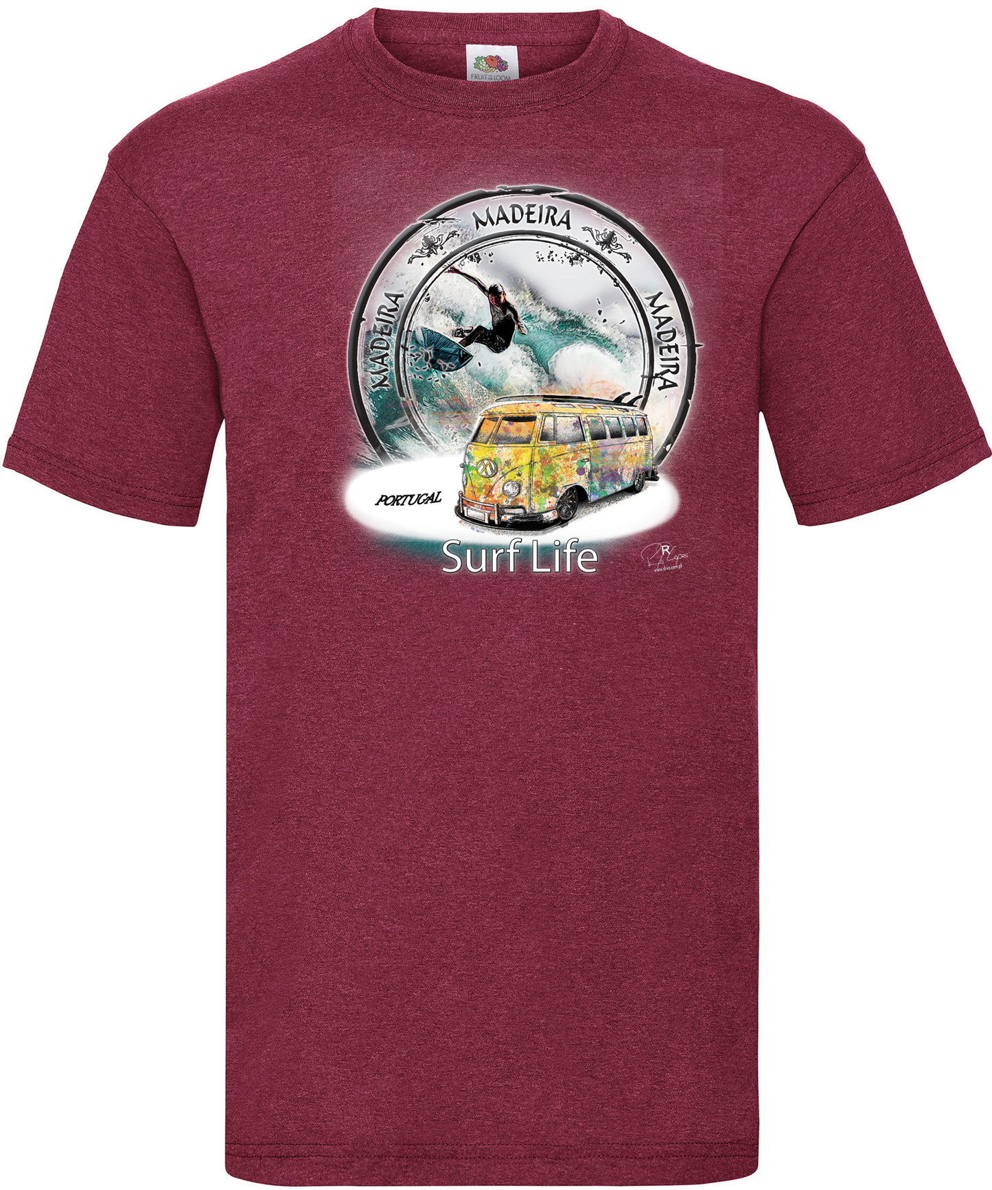 T-shirt Surf Life Madeira