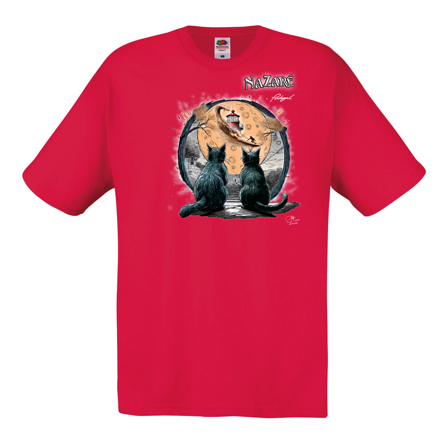 T-shirt Fruit of the Loom, Original 145g, Luar Nazaré