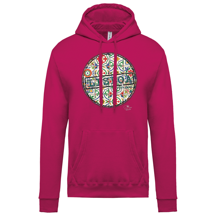 Sweatshirt Kariban com Capuz Pin Lisboa