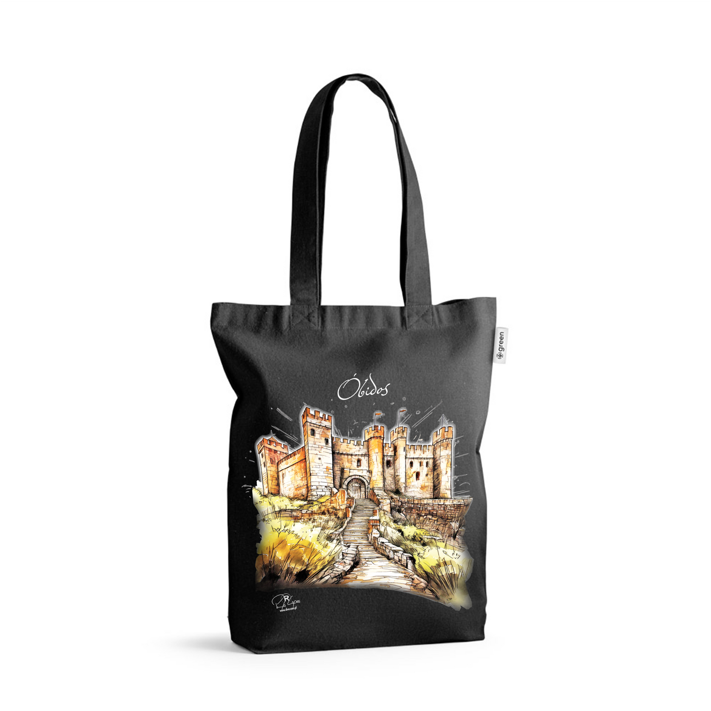 Sacos de Algodão Ecológico 220g Castelo de Óbidos