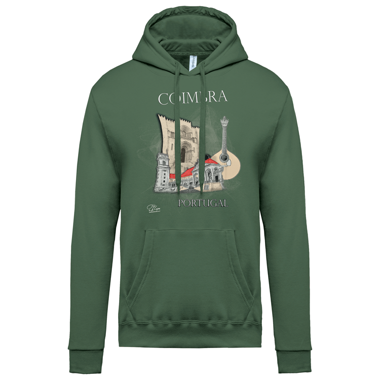 Sweatshirt Kariban com Capuz Sé de Coimbra