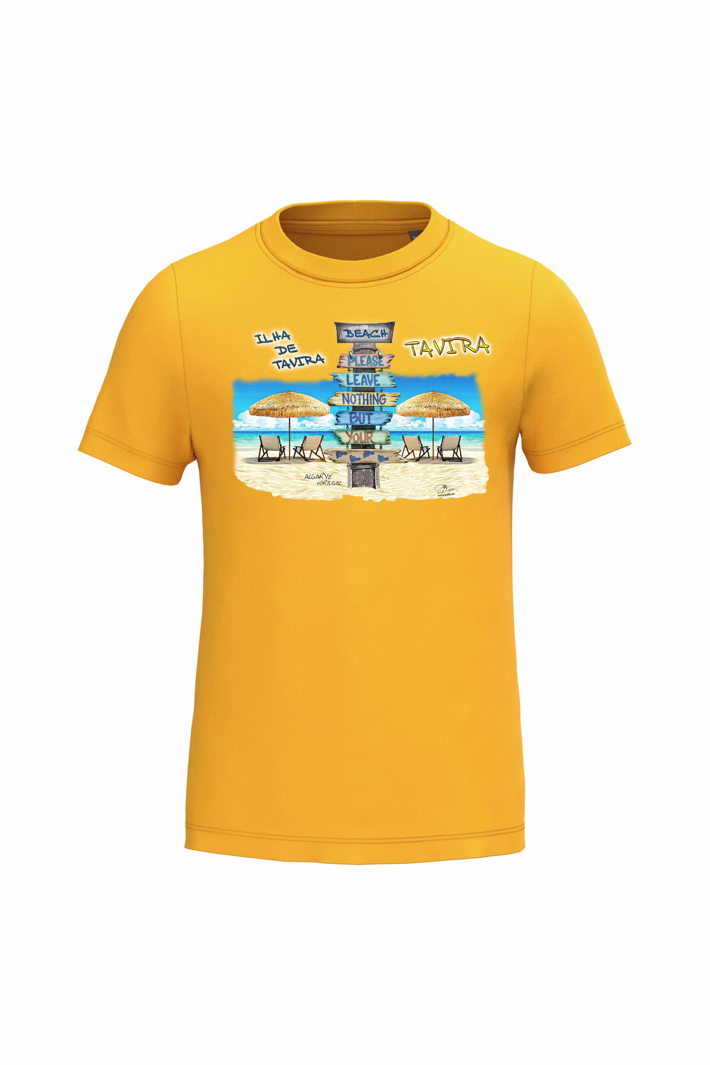 T-shirt de Criança Kariban Pégadas Tavira