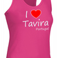T-shirt Alças Senhora I Love Tavira