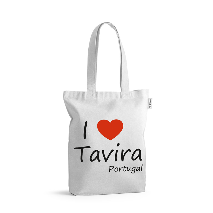 Sacos de Algodão Ecológico 220g I Love Tavira