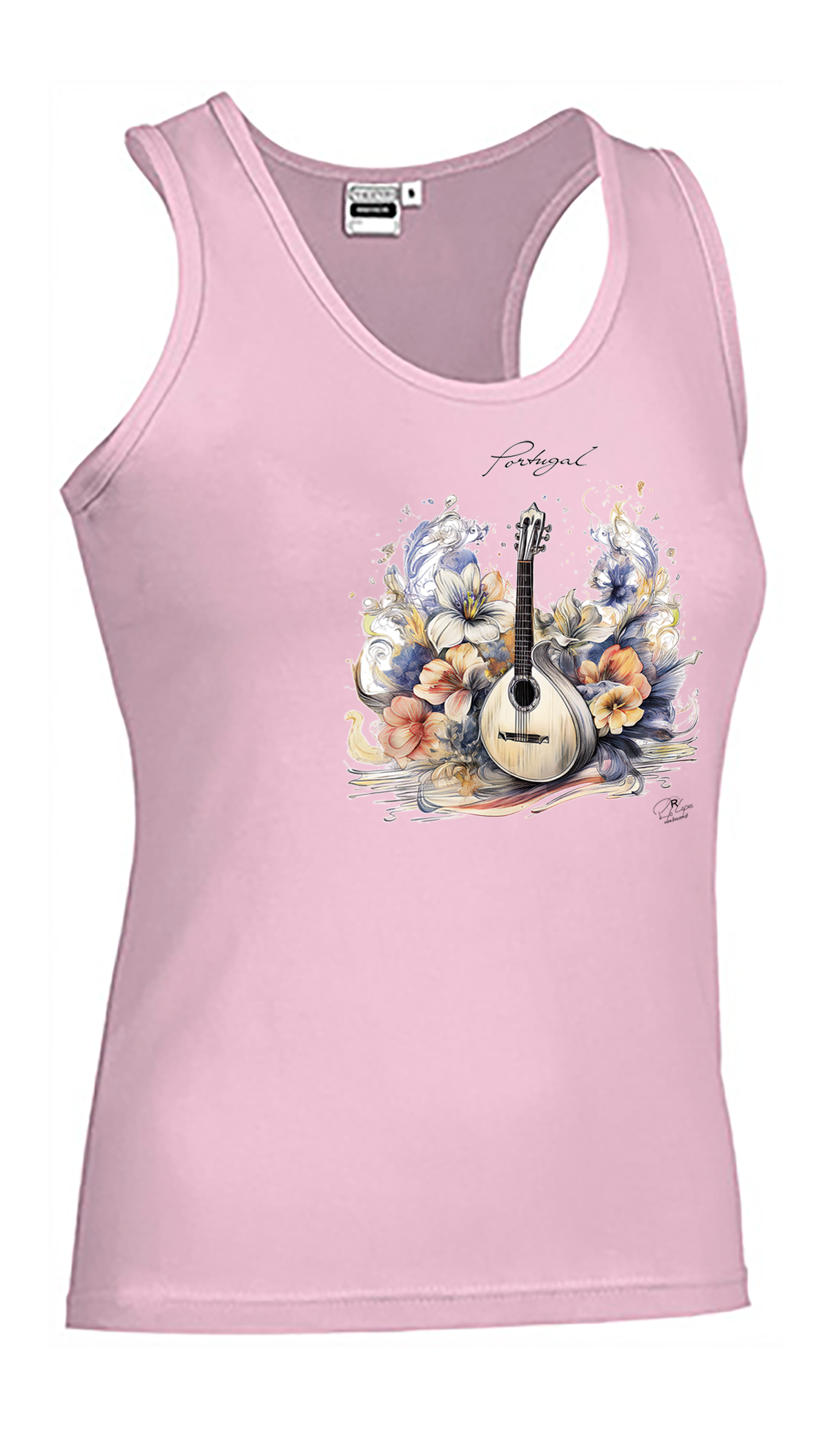 T-shirt Alças Senhora Guitarra Portuguesa