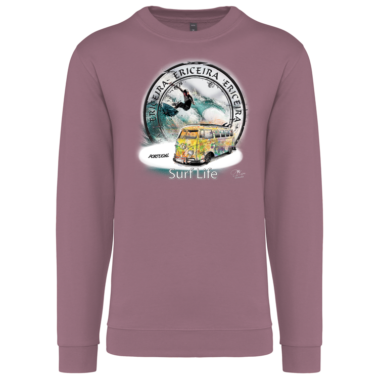 Sweatshirt Kariban sem Capuz Surf Life Ericeira