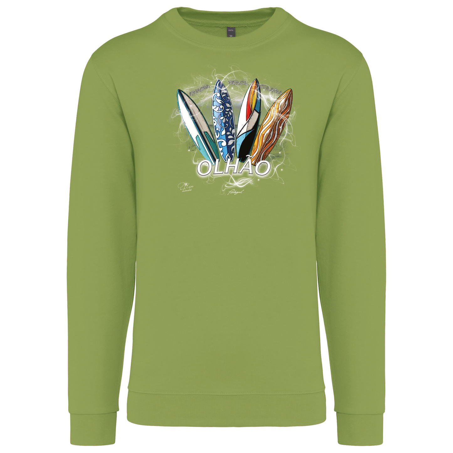 Sweatshirt Kariban sem Capuz Surfboards Olhão