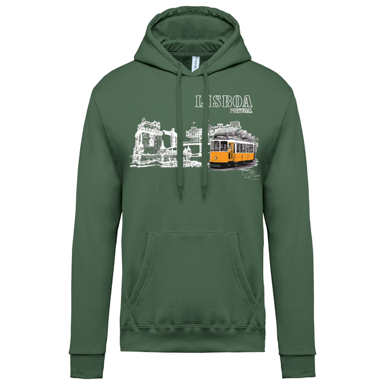 Sweatshirt Kariban com Capuz Monumentos Lx