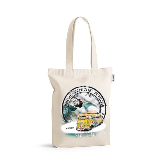 Saco de Algodão Crú 220g Surf Life Peniche