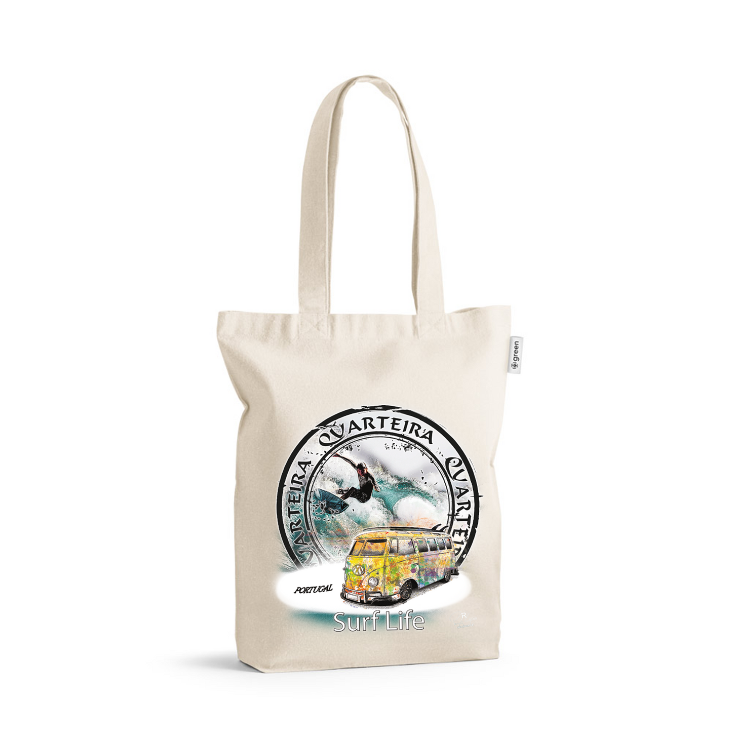 Saco de Algodão Crú 220g Surf Life Quarteira