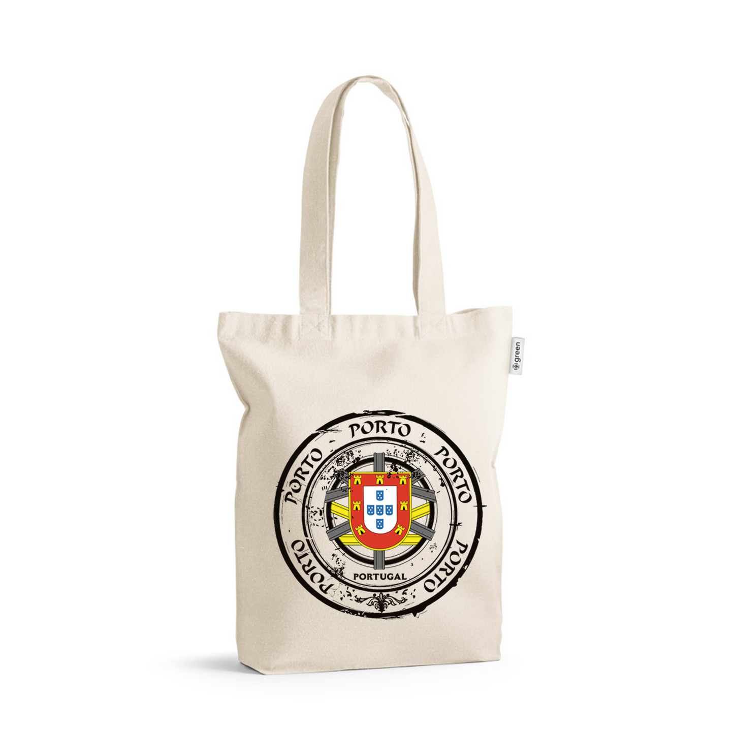 Saco de Algodão Crú 220g Selo Escudo Porto
