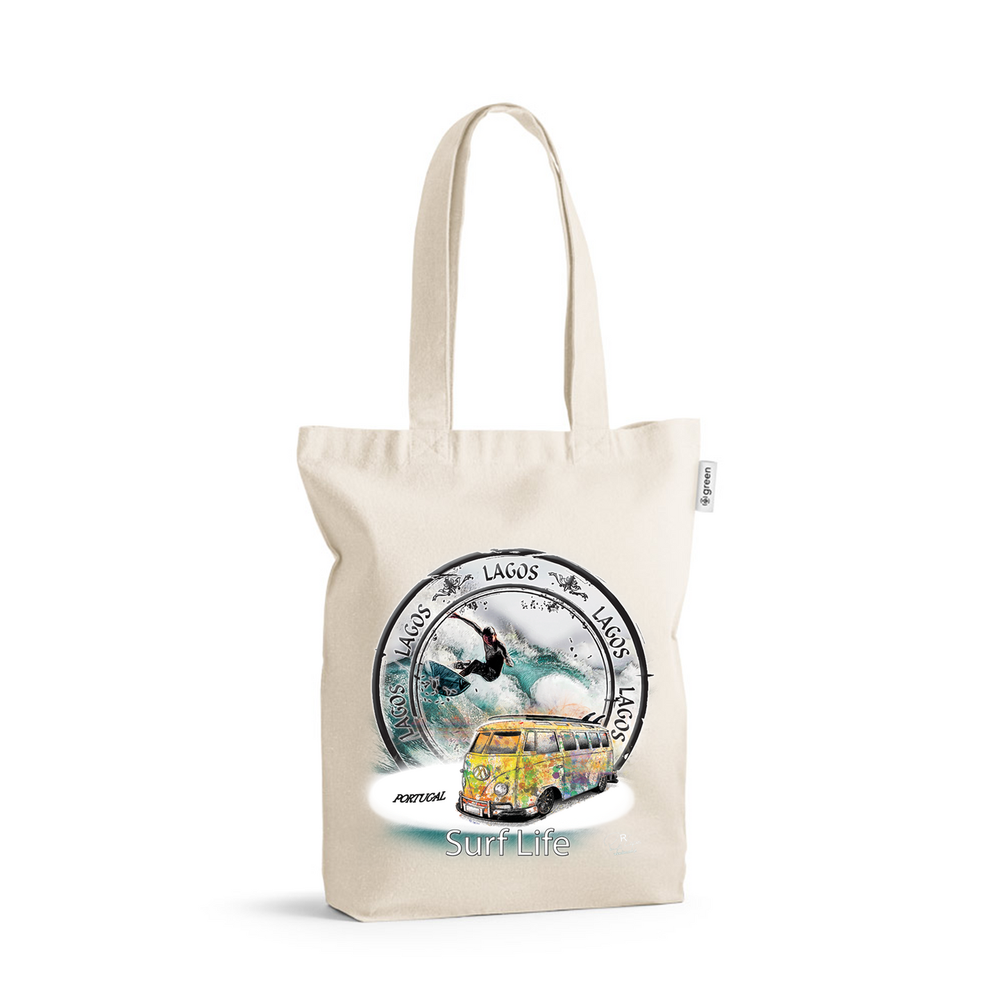 Saco de Algodão Crú 220g Surf Life Lagos