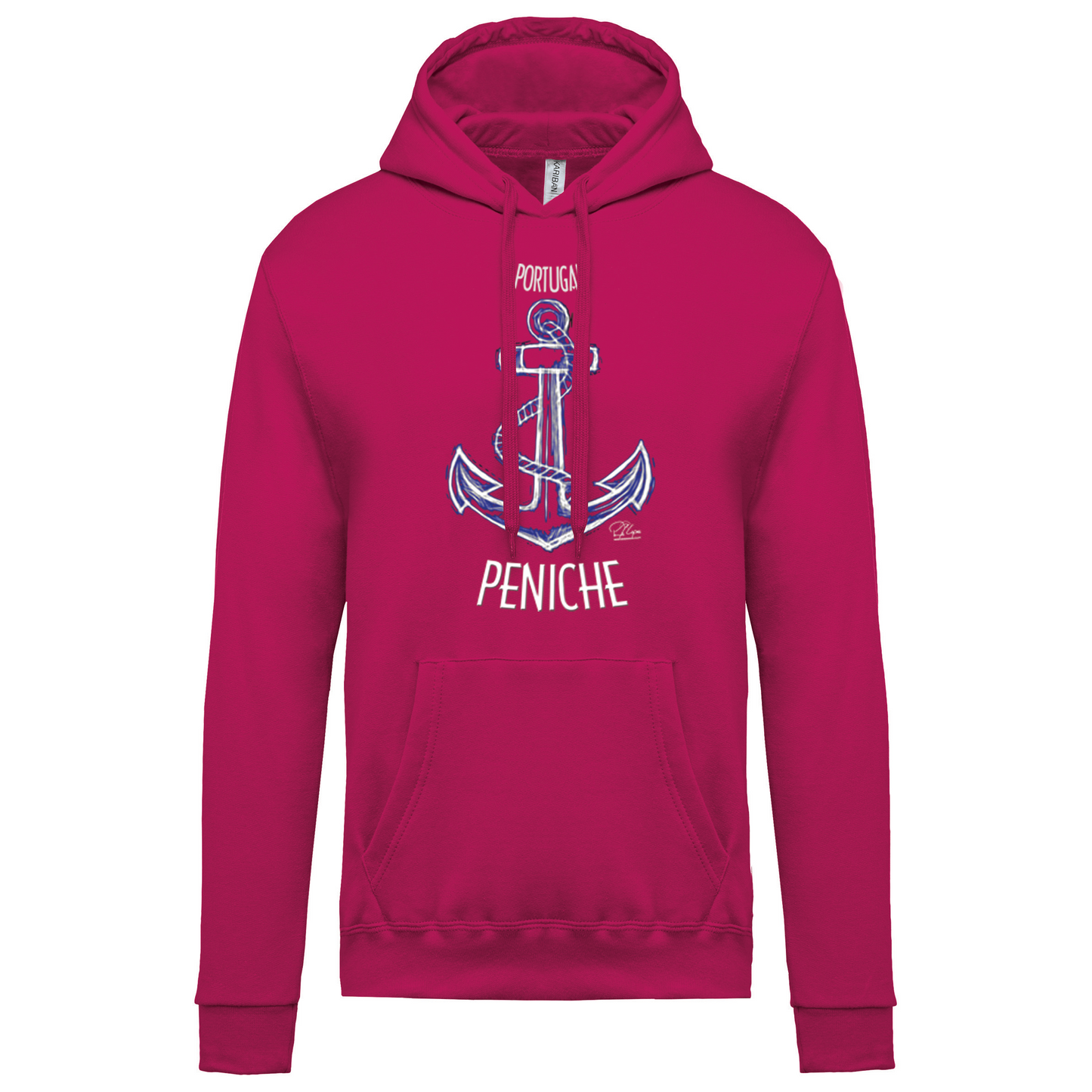 Sweatshirt Kariban com Capuz Âncora Peniche