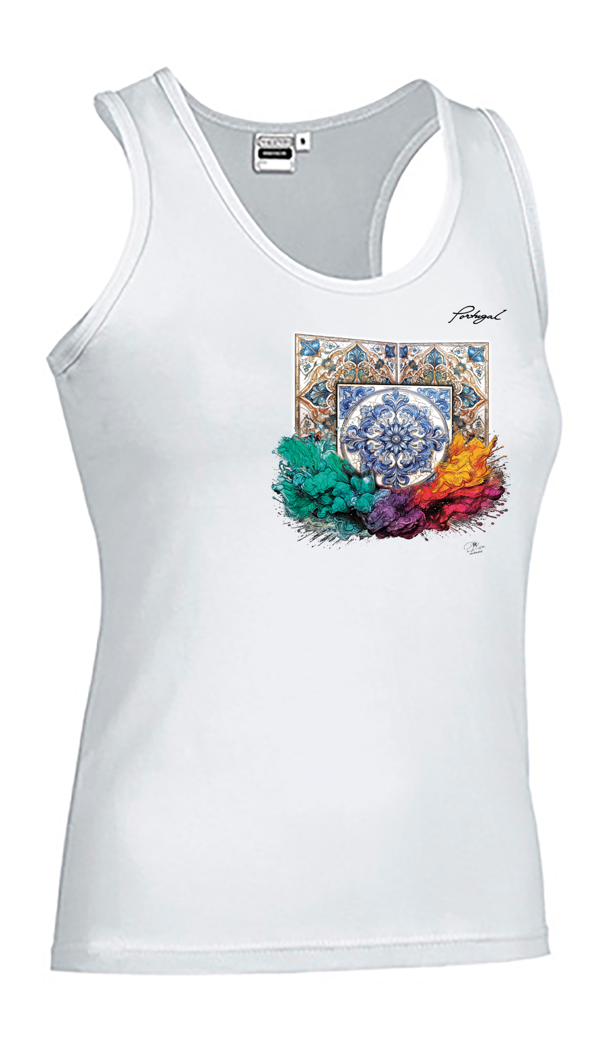 T-shirt Alças Senhora Azulejos