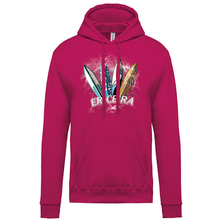 Sweatshirt Kariban com Capuz Surfboards Ericeira