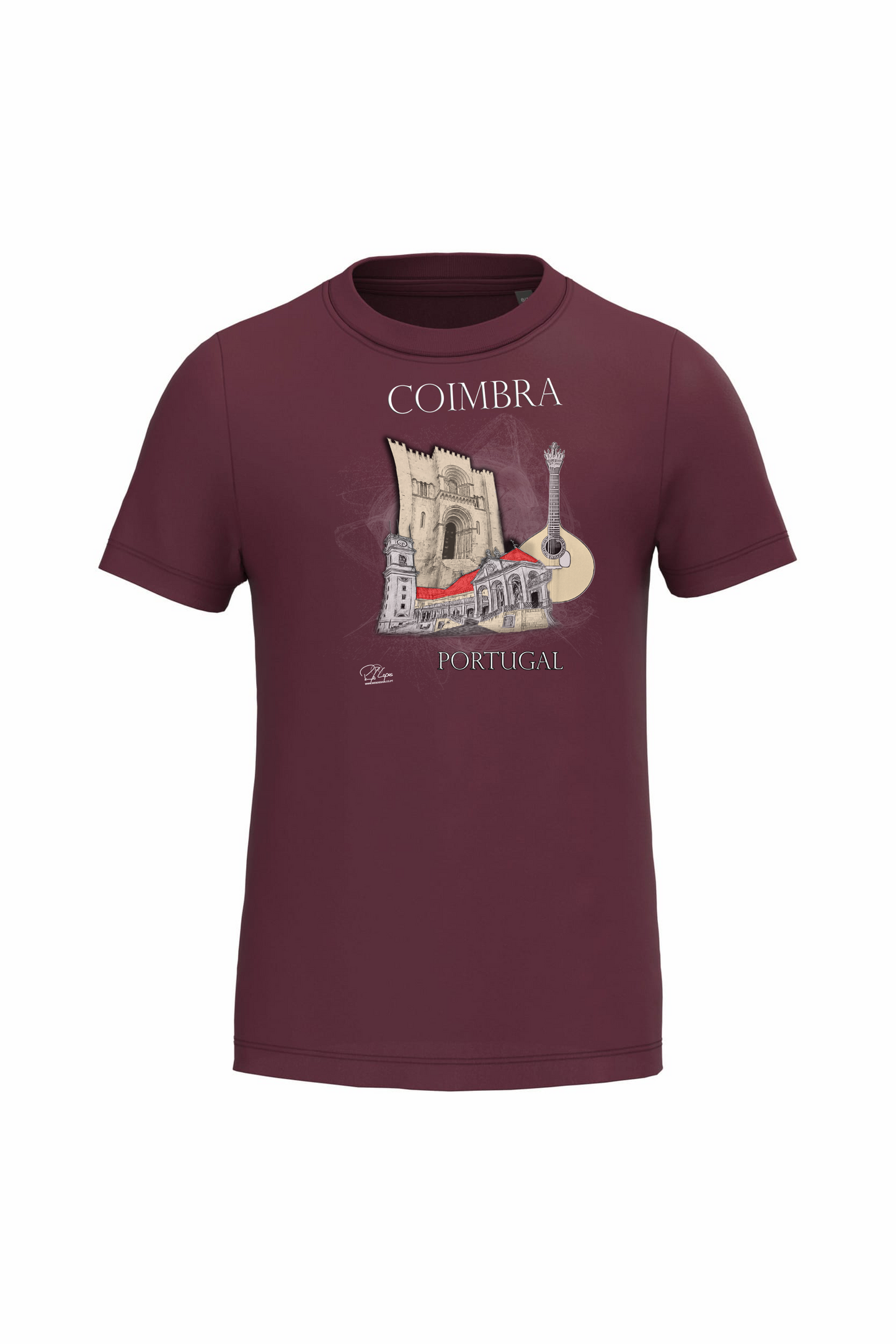 T-shirt de Criança Kariban Sé de Coimbra