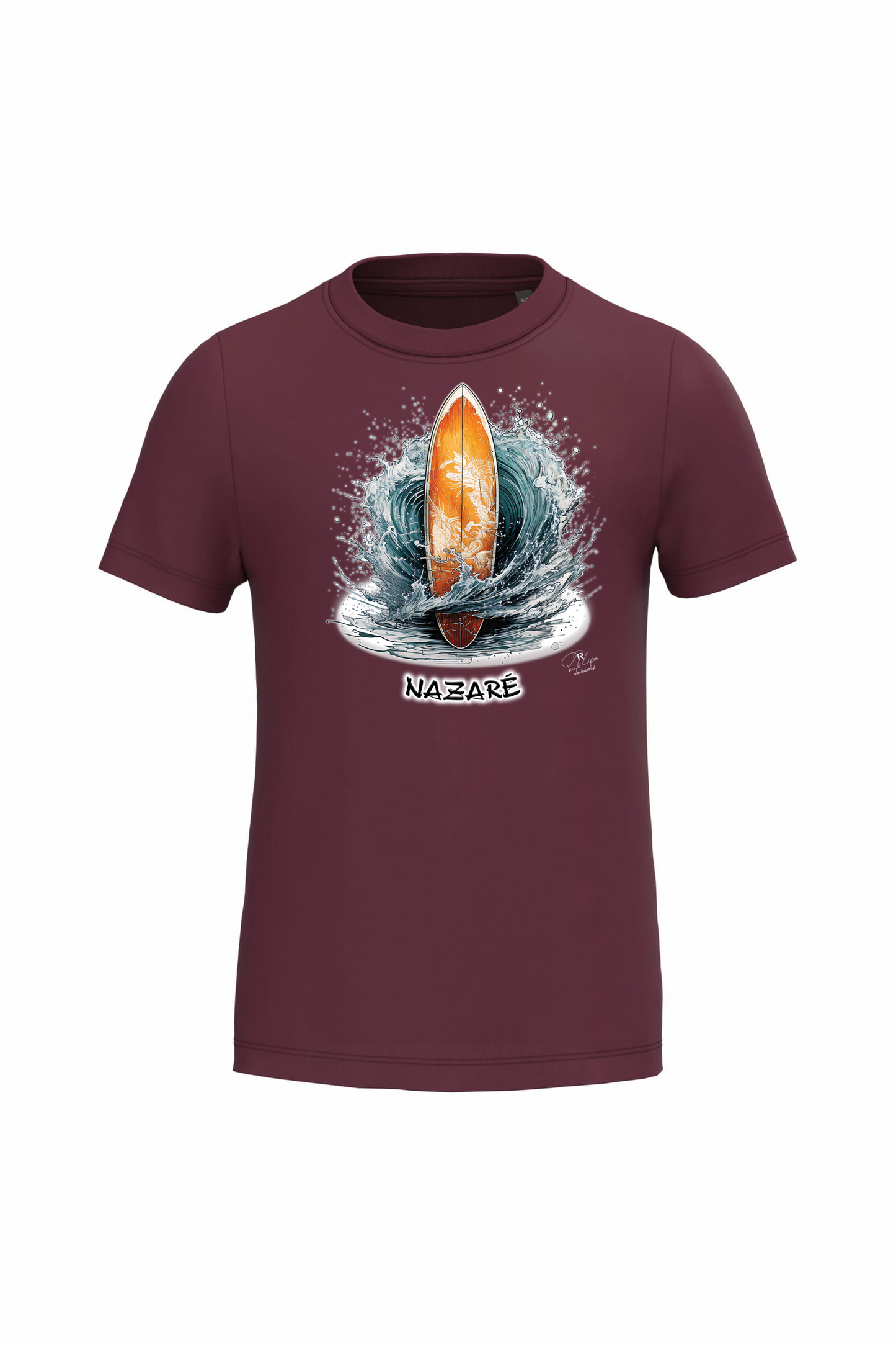 T-shirt de Criança Kariban Prancha Nazaré